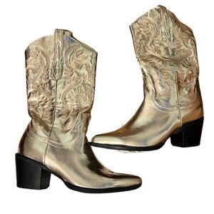 Amazon Gold Boots